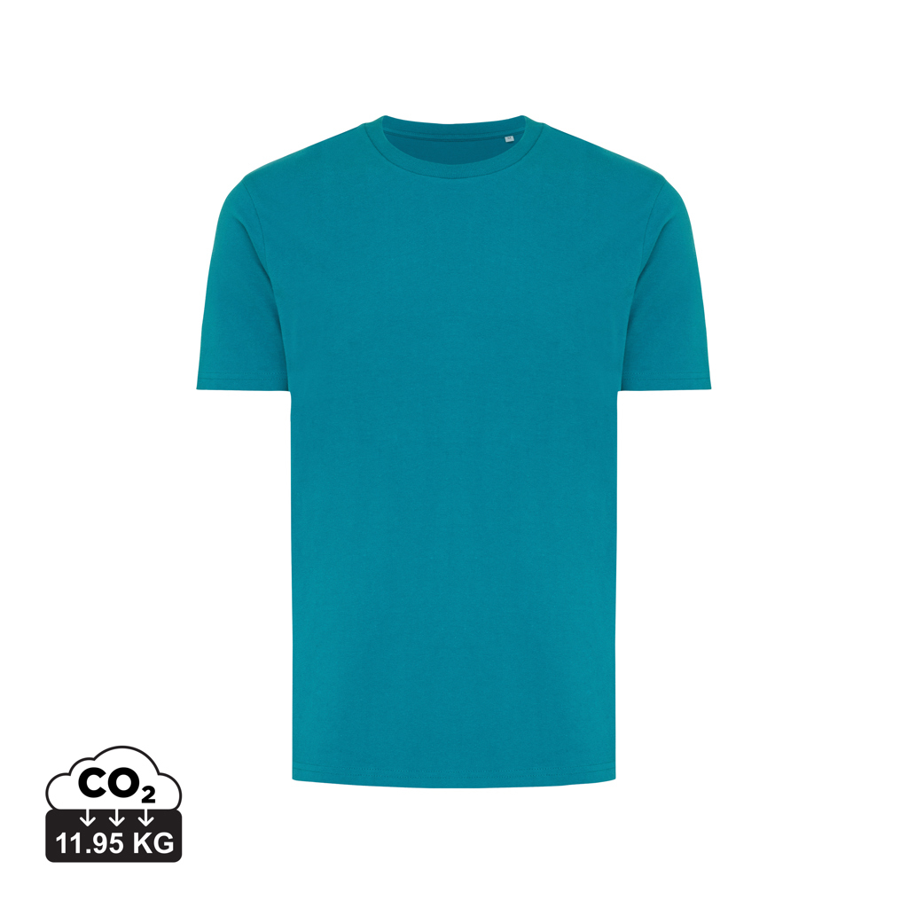 T-shirt personnalisable 180g unisexe Brett Iqoniq Bleu canard
